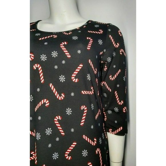 Holiday Christmas cheer Tunic Dress Plus size 1X 2X and 3X - Picture 4 of 7